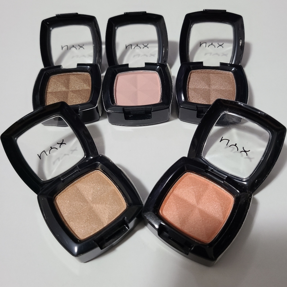 5 NYX Neutral Eye Shadow Bundle